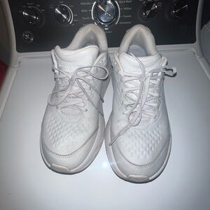 Hoka One One White Boat Shoes